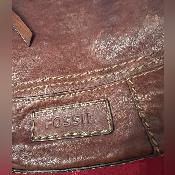 Vintage Fossil Crossbody Leather bag. - Picture 4 of 8